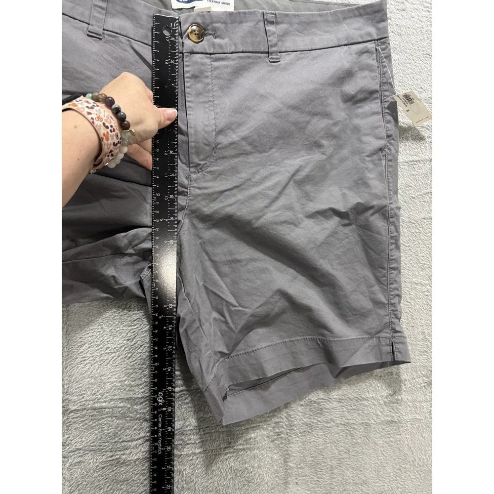 Old Navy 16 Gray Everyday Chino Shorts Womens NWT Coastal Casual‎ Summer Stretch